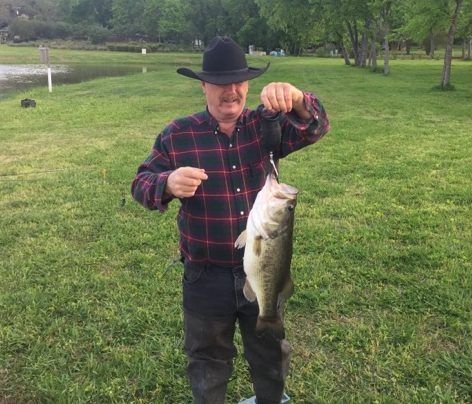 Mark McDonald at the 2018 Bass Tournament at Lake Ava Rosetta at Beacon Hill.