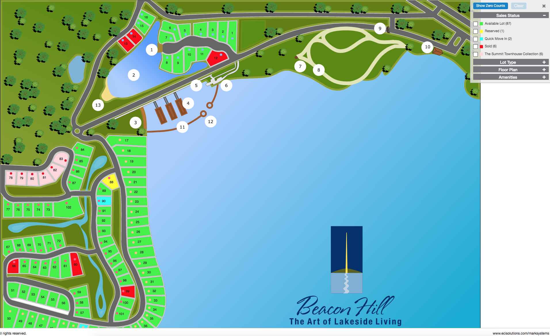 Beacon Hill on Cedar Creek Lake