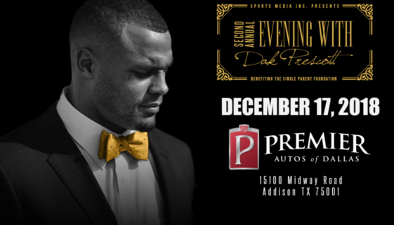 Dak Prescott with the Beacon Hill Team