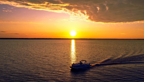 Sunset at Beacon Hill on Cedar Creek Lake