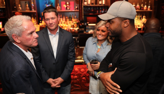 Dallas Cowboy Wide Receiver Randall Cobb at the House of Blues with Beacon Hill on Cedar Creek Lake